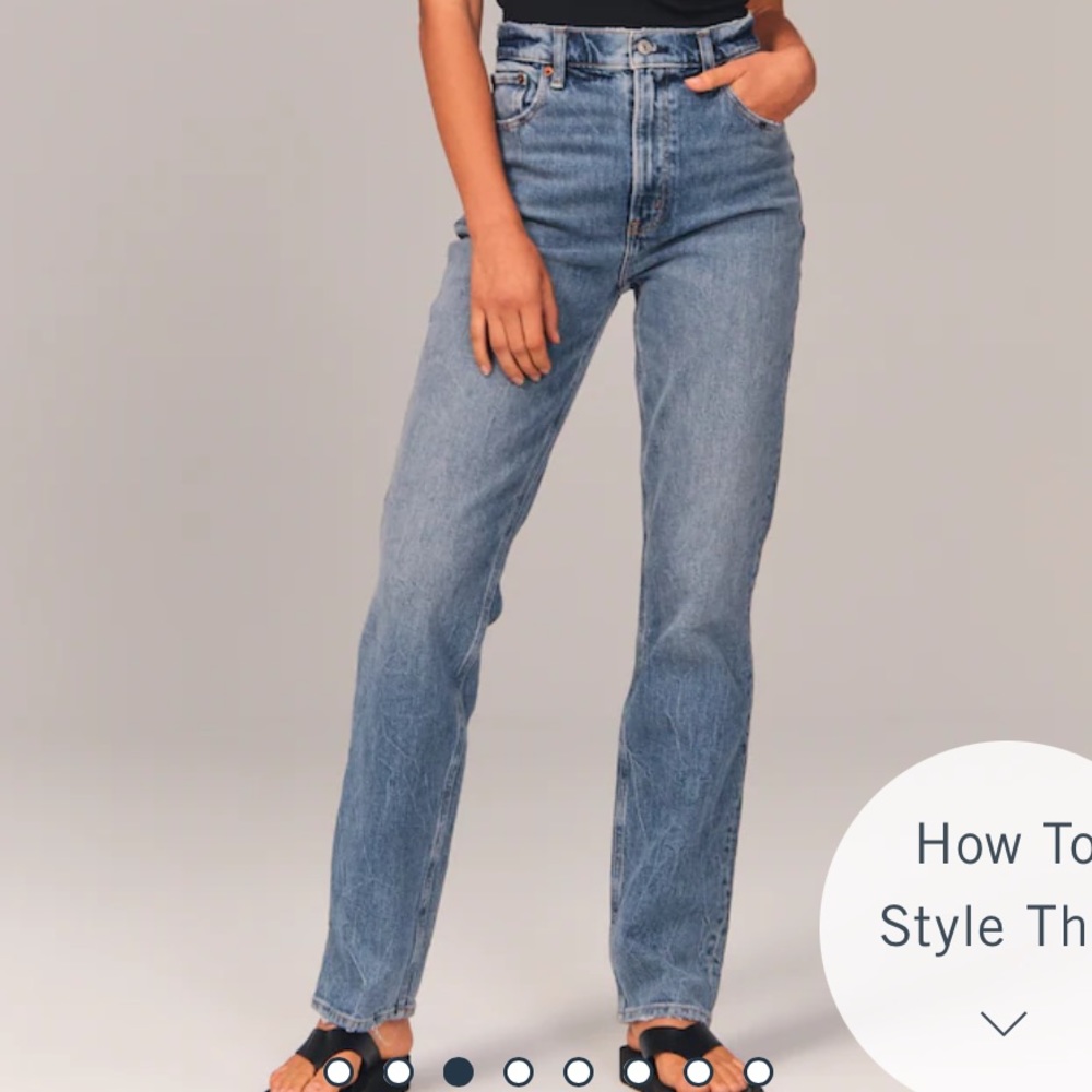 Abercrombie & Fitch 90’s Straight leg jeans